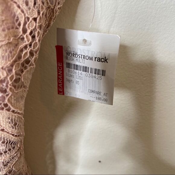 Foxiedox Lace Appliqué Mini Open Back Dress 12 - Picture 6 of 10